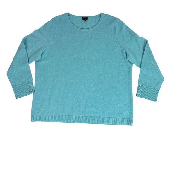 Talbots Pure Cashmere Crew Neck Sweater size 2X - Picture 2 of 6